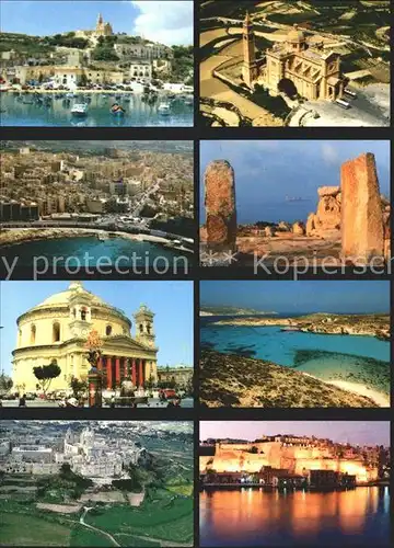 Gozo Malta Mgarr Mosta Mdina