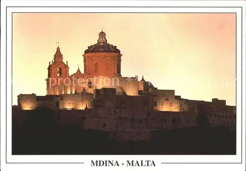 Mdina Malta Ancient Capital Formerly Notabile Citta Vecchia
