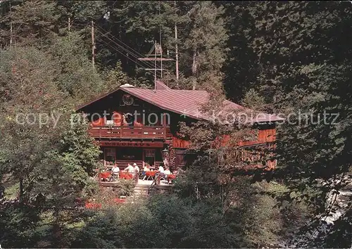 Riezlern Kleinwalsertal Vorarlberg Gaststaette Waldhaus  Kat. Mittelberg