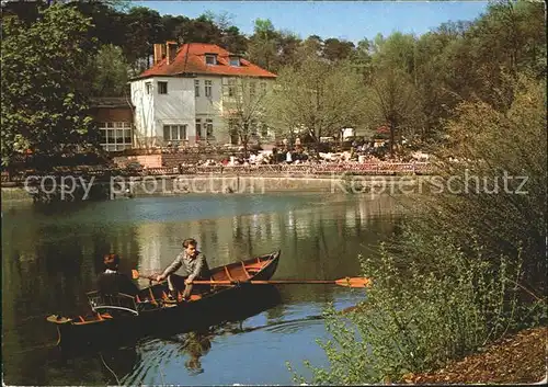 Schlachtensee Cafe Restaurant Pension Alte Fischerhuette Kat. Berlin