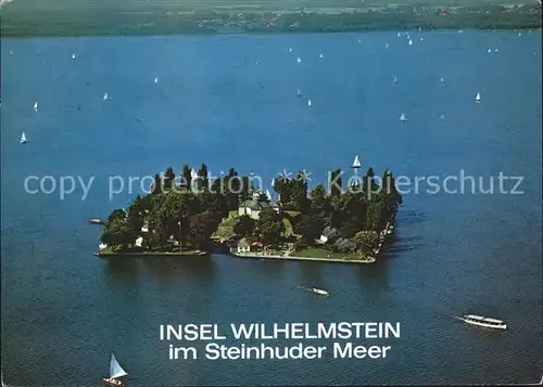 Steinhude Insel Wilhelmstein Fliegeraufnahme / Wunstorf /Region Hannover LKR