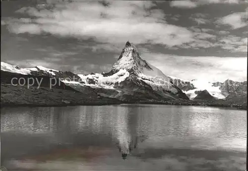 Matterhorn VS Stellisee Zermatt Kat. Matterhorn