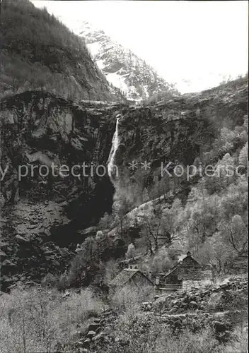 Foroglio Val Bavona Wasserfall / Lugano /Bz. Lugano City