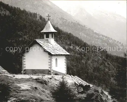 Valais Wallis Kanton Bergkirche Kat. Sion