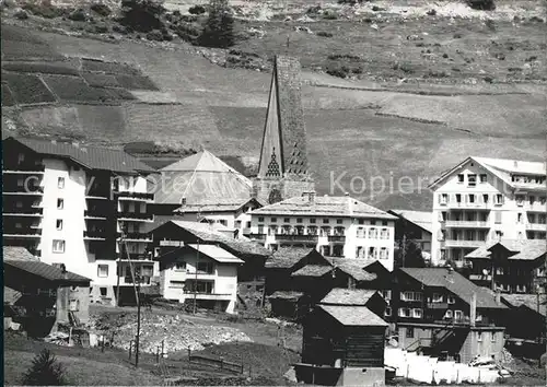 Valais Wallis Kanton Dorfpartie mit Kirche Kat. Sion