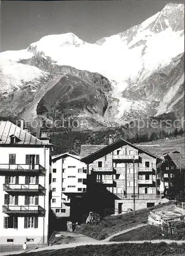 Valais Wallis Kanton Dorfpartie Berge Kat. Sion