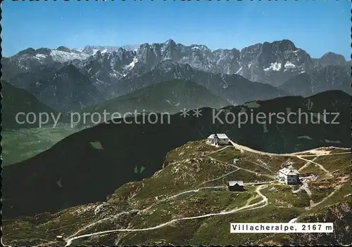 Villacher Alpe Ludwig Walterhaus Julische Alpen Mangart  Kat. Dobratsch Gailtaler Alpen Kaernten