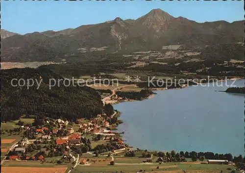 Egg Faakersee Fliegeraufnahme Kat. Villach Kaernten