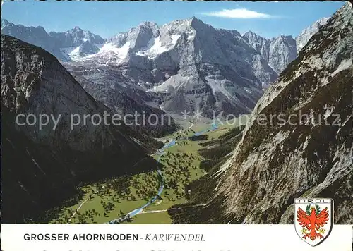 Ahornboden Grosser Ahornboden Karwendel Fliegeraufnahme Kat. Vomp Tirol