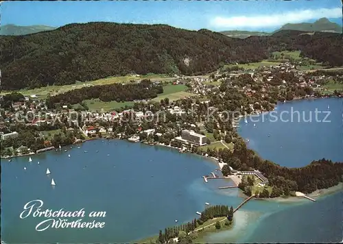 Poertschach Woerthersee Fliegeraufnahme /  /