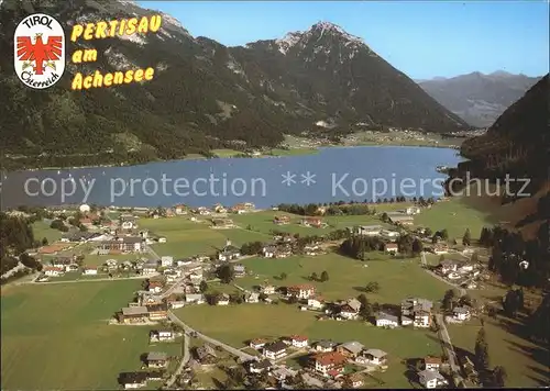 Pertisau Achensee Fliegeraufnahme / Eben am Achensee /Tiroler Unterland
