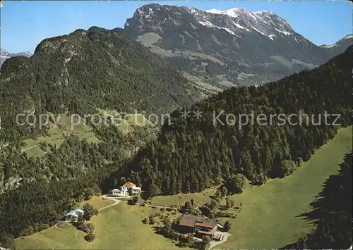 Kufstein Tirol Alpengasthof Hinterdux Alpengasthof Schneerose Fliegeraufahme Kat. Kufstein