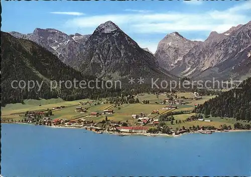 Pertisau Achensee Achensee Tristenkopf Sonnjoch Fliegeraufnahme / Eben am Achensee /Tiroler Unterland