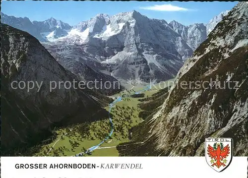 Ahornboden Grosser Ahornboden Karwendel Fliegeraufnahme Kat. Vomp Tirol