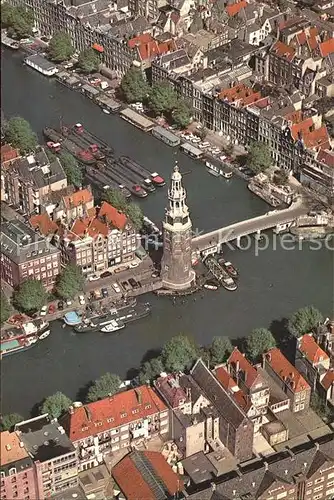 Amsterdam Niederlande Fliegeraufnahme Montelbaanturm  Kat. Amsterdam