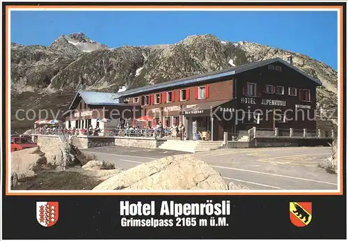 Grimsel Pass Hotel Alpenroesli / Grimsel /Rg. Innertkirchen