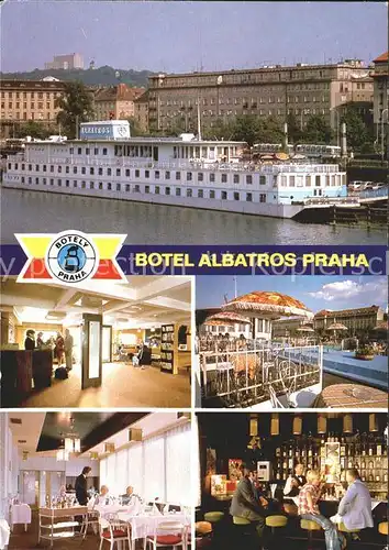 Praha Prahy Prague Botel Albatros Hotelboot Kat. Praha