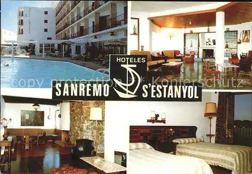San Antonio Abad Hoteles Sanremo S`Estanyol Kat. Ibiza Spanien
