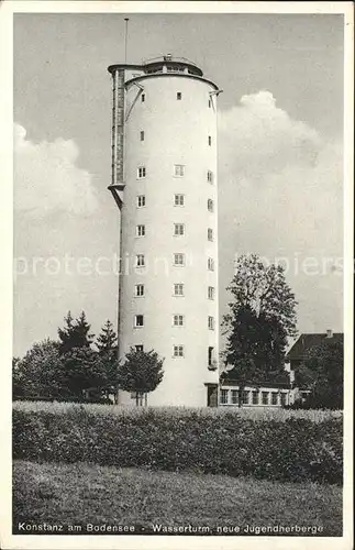 Konstanz Bodensee Wasserturm Jugendherberge Kat. Konstanz