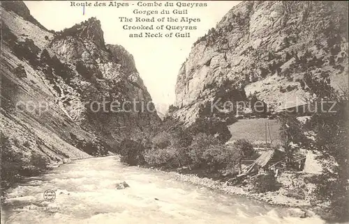 Combe du Queyras Gorges du Guil Route des Alpes Schlucht