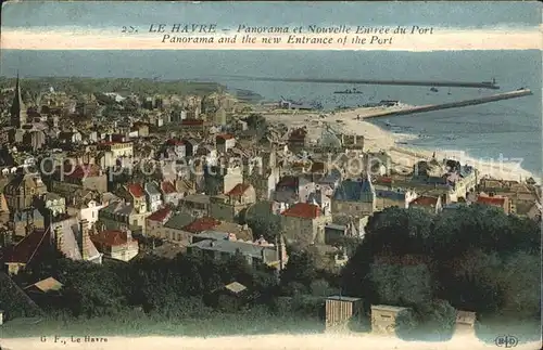 Le Havre Panorama et Nouvelle Entree du Port Kat. Le Havre