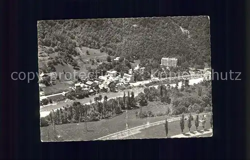 La Lechere les Bains Etablissement thermal vue aerienne