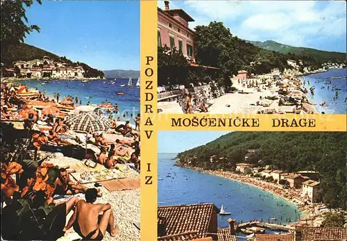 Moscenicka Draga Kroatien Strand Kueste Kat. Kroatien