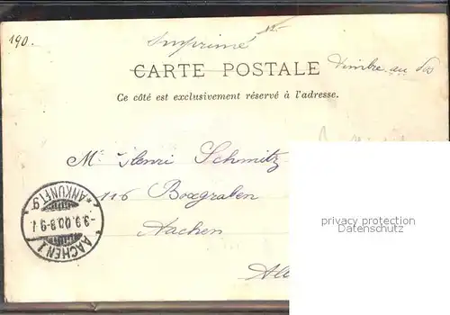 Toul Meurthe et Moselle Lothringen La Gare Bahnhof Stempel auf AK Kat. Toul