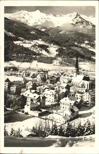 Hofgastein Winterpanorama Thermalbad mit Hundskopf Karwendelgebirge Kat. Bad Hofgastein