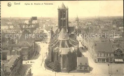 Gand Belgien Eglise St Nicolas Kat. Gent Flandern