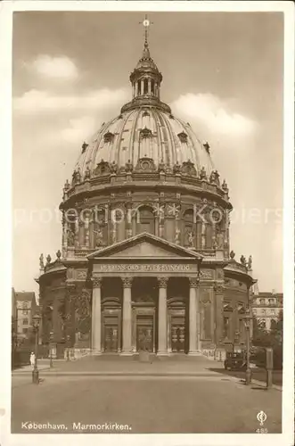 Kobenhavn Marmorkirken Kirche Kat. Kopenhagen