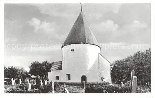 Bornholm Olskirke Kirche Kat. Daenemark