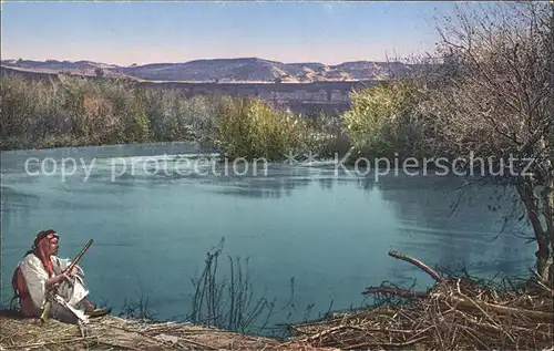 Jordan Israel Uferpartie am Fluss Kat. Israel