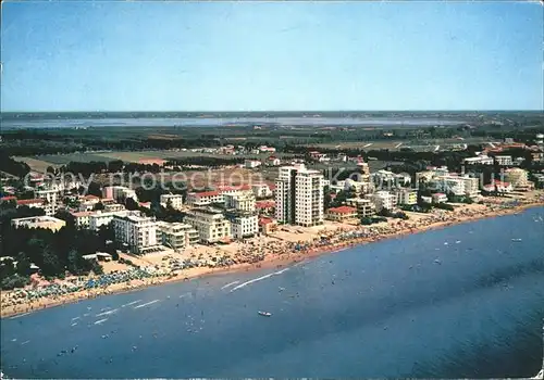 Jesolo Veduta aerea della spiaggia Fliegeraufnahme Kat. Lido di Jesolo