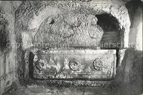 Sanhedriyya Rock cut Sarcophagus in Tomb No. 7