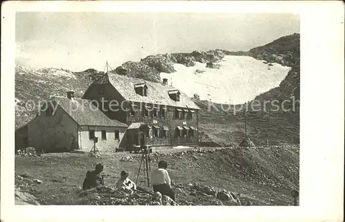 Seewiesen Schiestlhaus Schutzhuette am Hochschwab oesterreichischer Touristenklub Kat. Turnau Steiermark