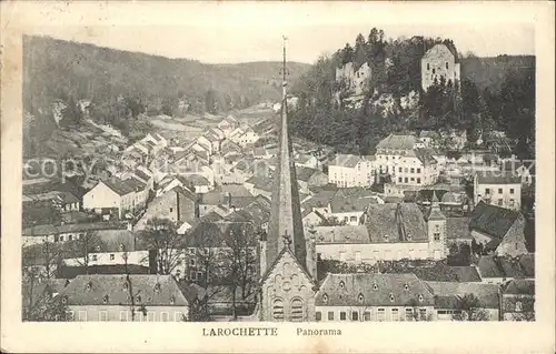 Larochette Luxembourg Panorama Kat. Luxemburg