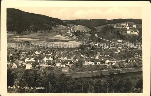 Thunau Kamp Panorama Kat. Oesterreich