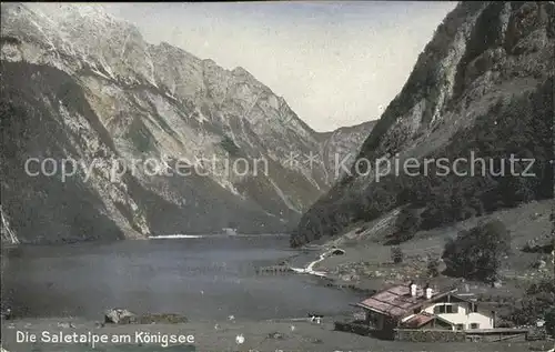 Saletalpe Koenigsee Kat. Berchtesgaden