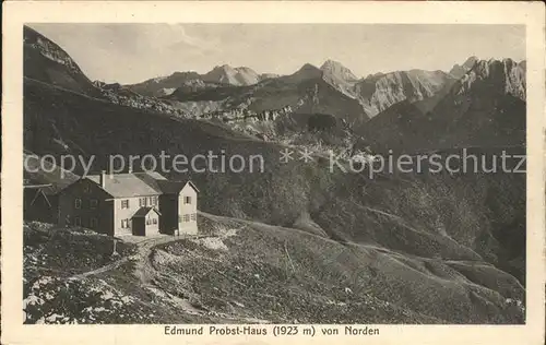 Edmund Probst Haus mit Alpenpanorama Kat. Oberstdorf