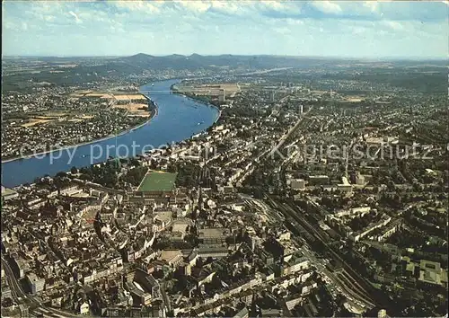 Bonn Rhein Fliegeraufnahme / Bonn /Bonn Stadtkreis