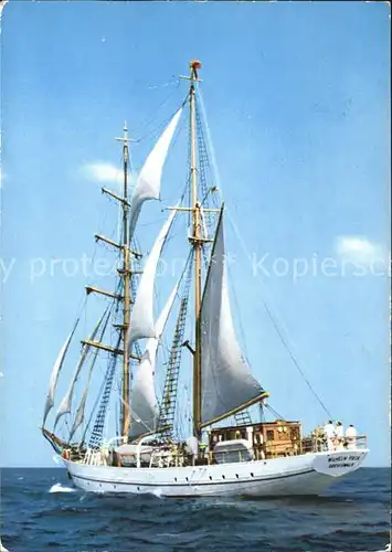 Prerow Ostseebad Segelschulschiff Wilhelm Pieck / Darss /Nordvorpommern LKR