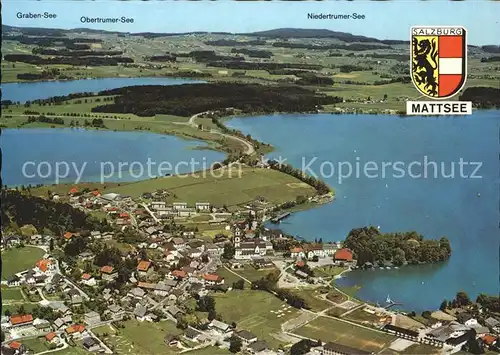 Mattsee Salzburg Fliegeraufnahme / Mattsee /Salzburg und Umgebung