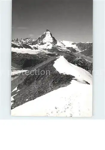 Zermatt VS Weg zum Stockhorn Matterhorn Kat. Zermatt