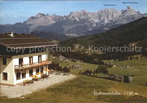 St Martin Tennengebirge Gasthof Pension Buttermilchalm  Kat. St Martin Tennengebirge