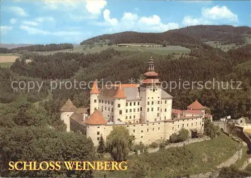 Weinberg Muehlviertel Schloss Weinberg Fliegeraufnahme Kat. Kefermarkt