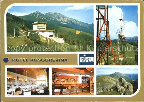 Tatra Vysoke Gebirge Hotel Kosodrevina Kat. Slowakische Republik