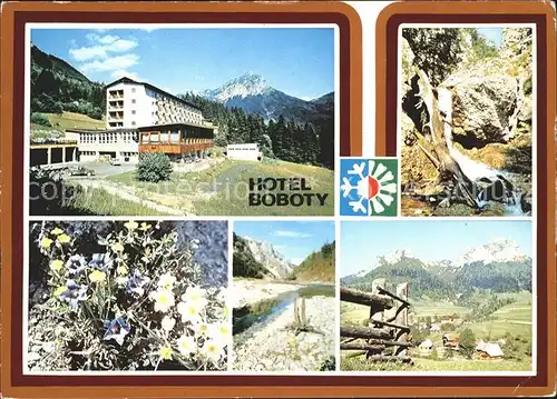 Terchova Hotel Boboty Kleine Fatra Enzian Wasserfall Kat. Zilina