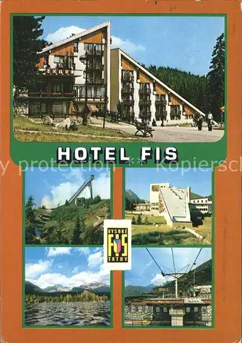 Strbske Pleso Hotel Fis Ski Flugschanze Sessellift Kat. Tschirmer See Vysoke Tatry