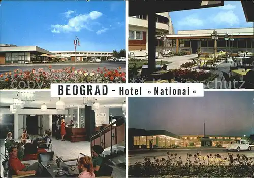 Beograd Belgrad Hotel National Kat. Serbien